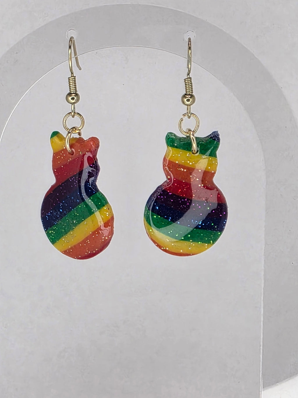 Rainbow earrings