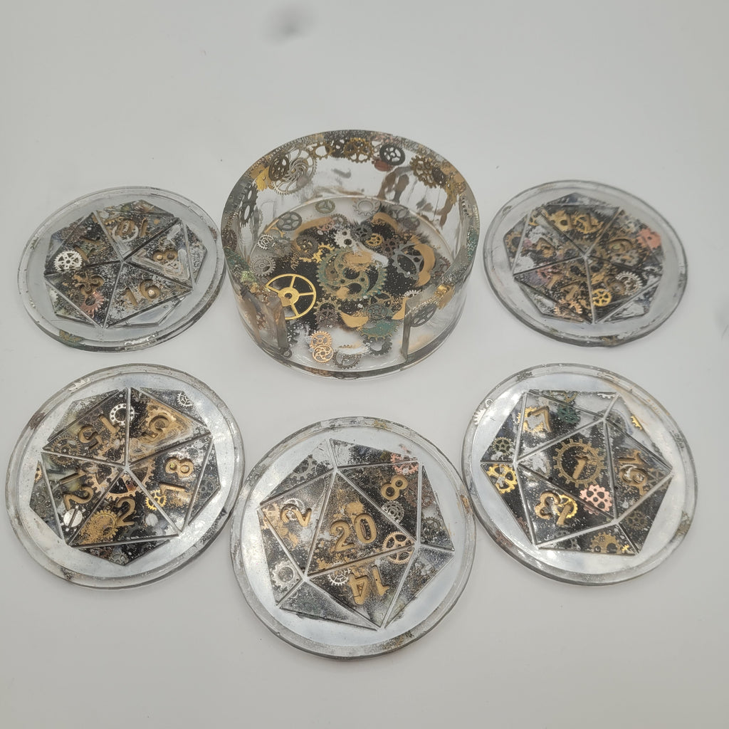 Steampunk Coaster set