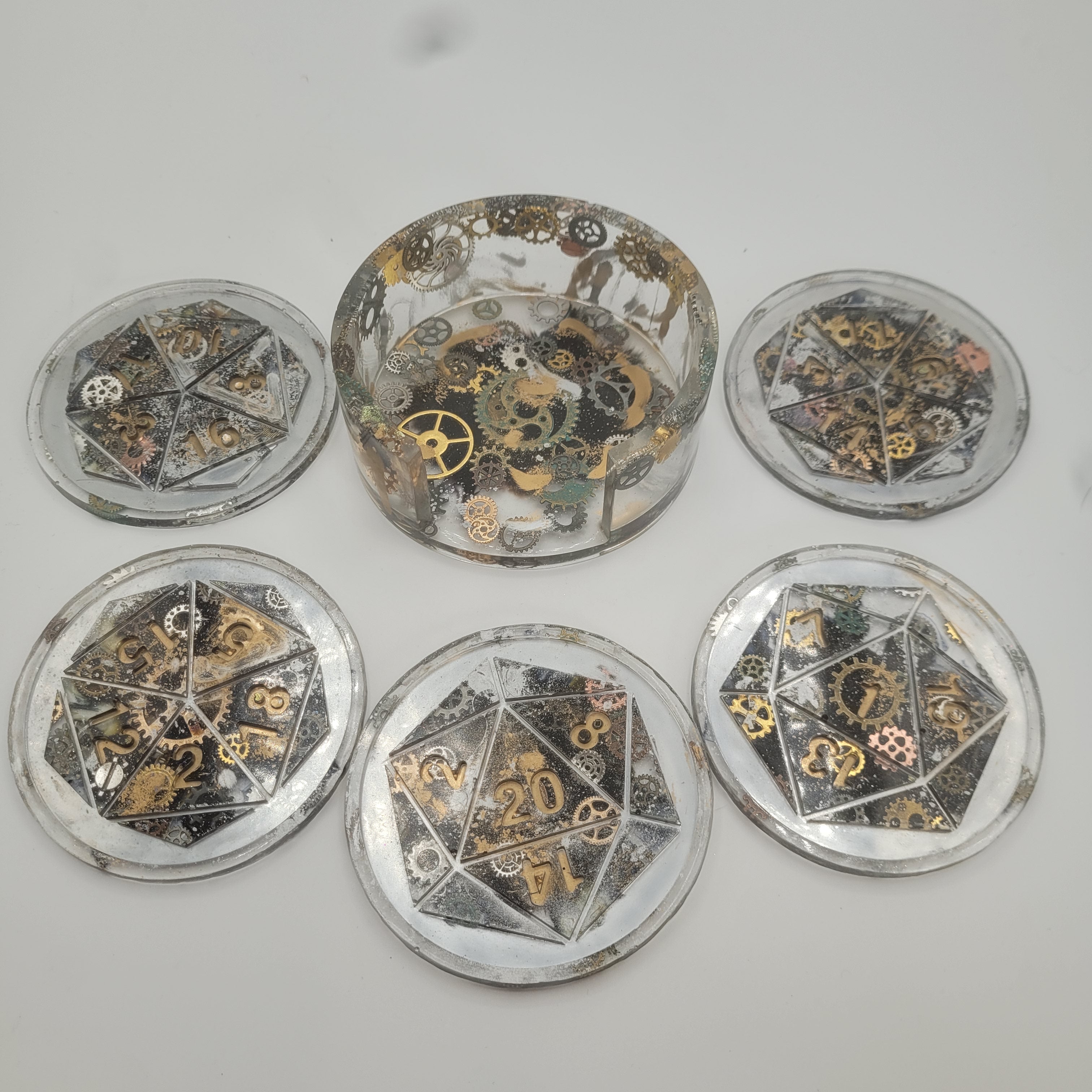 Steampunk Coaster set