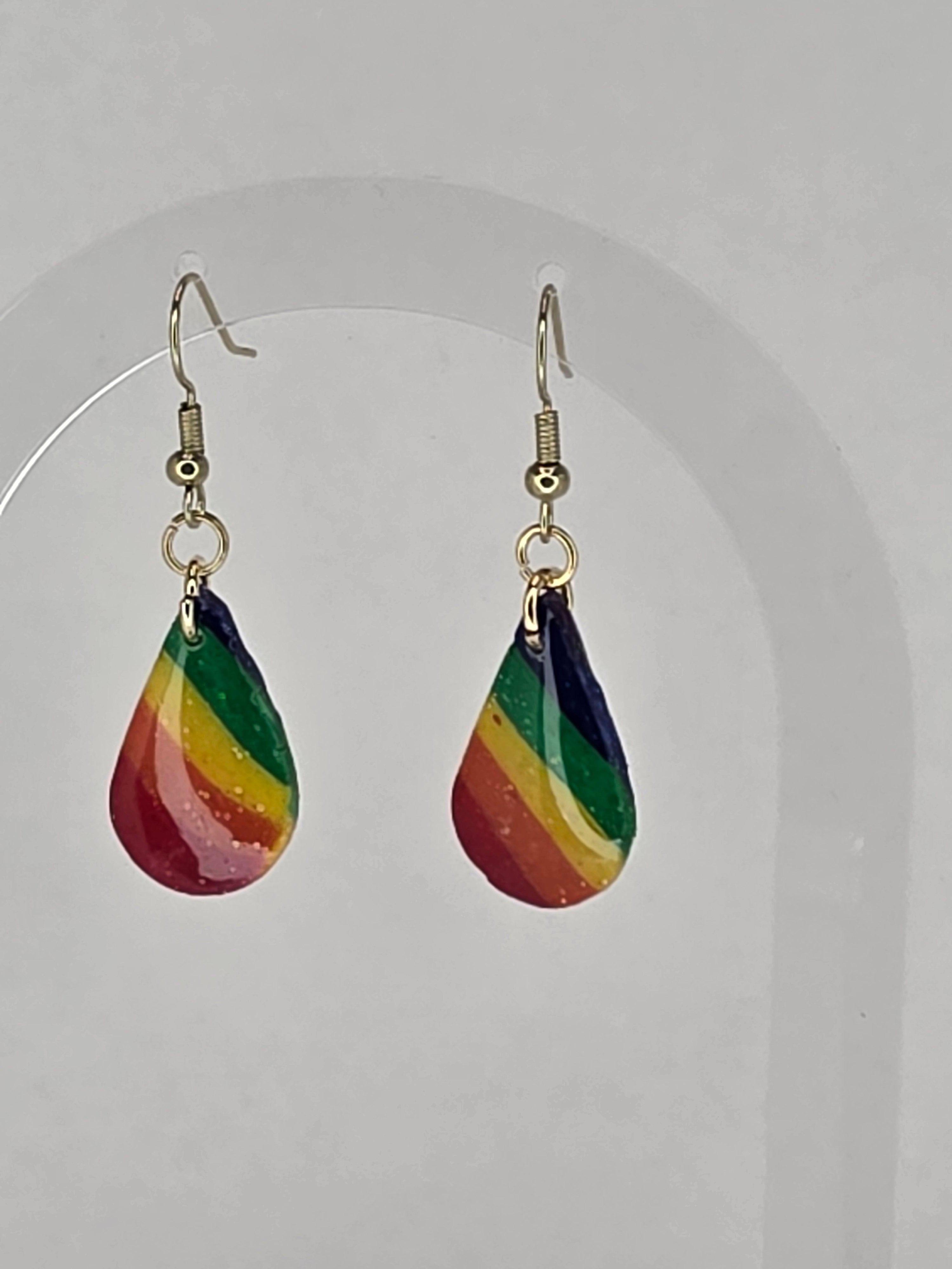 Rainbow earrings