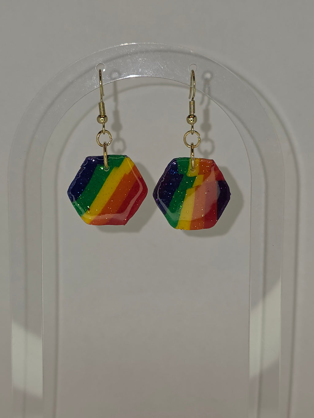 Rainbow earrings