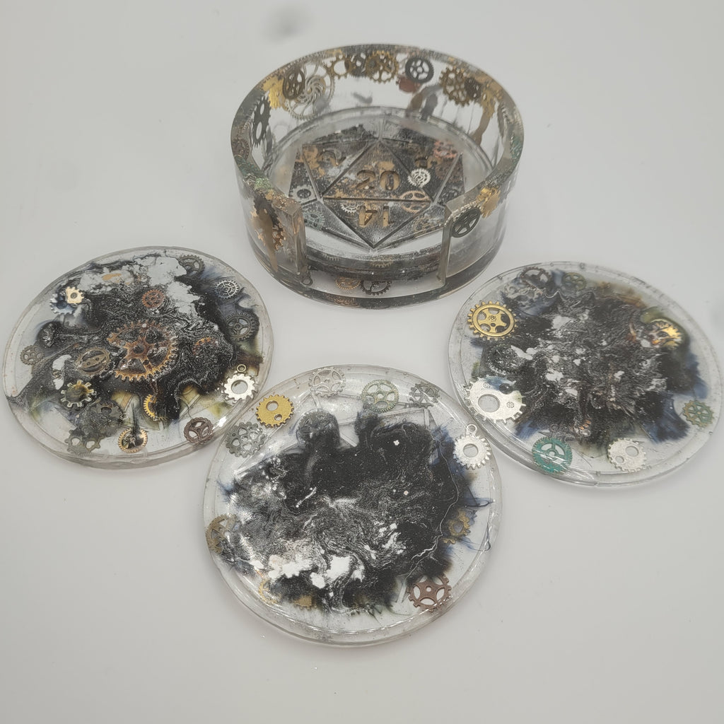 Steampunk Coaster set