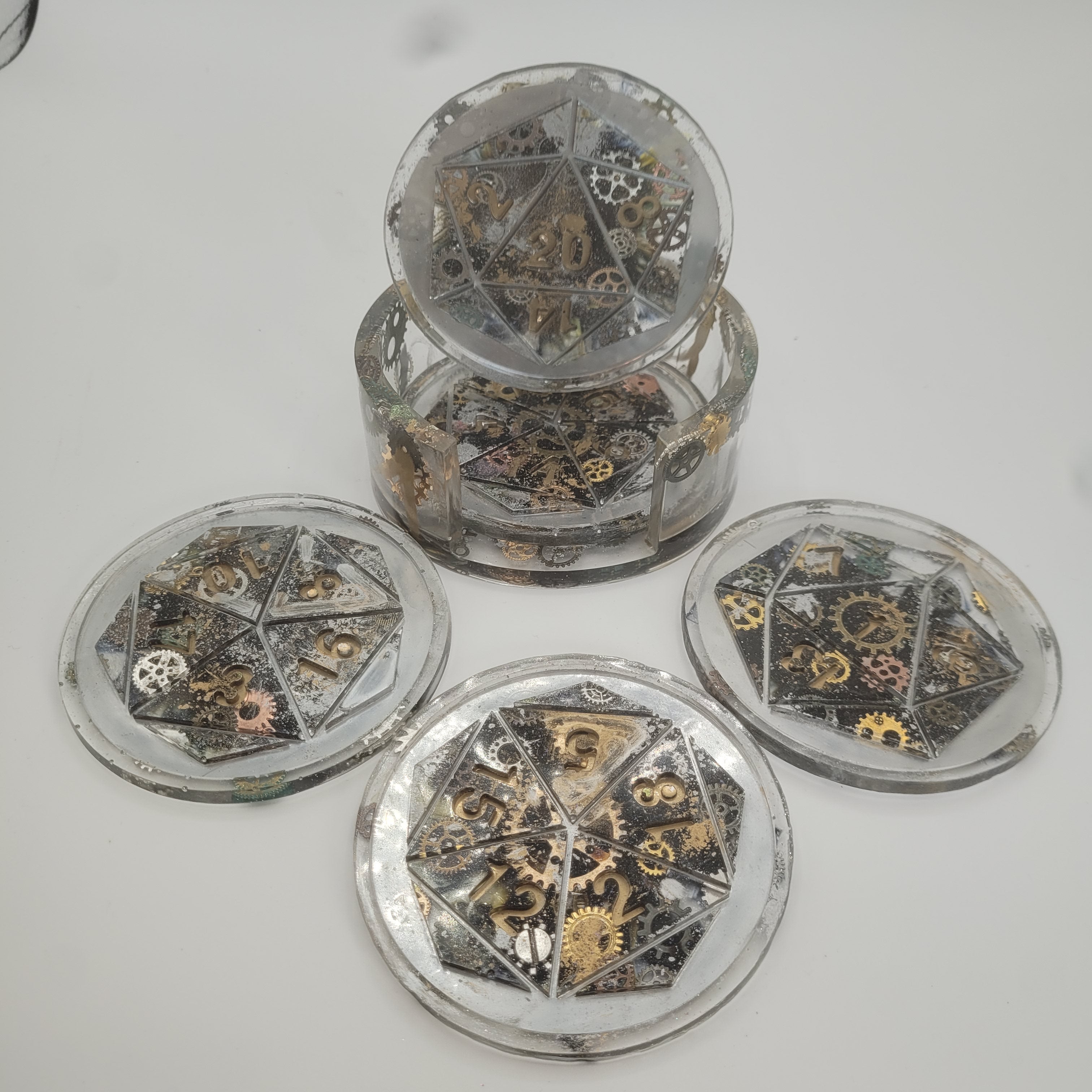 Steampunk Coaster set