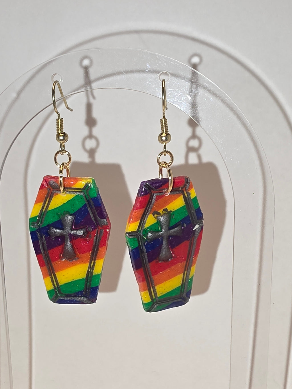 Rainbow earrings
